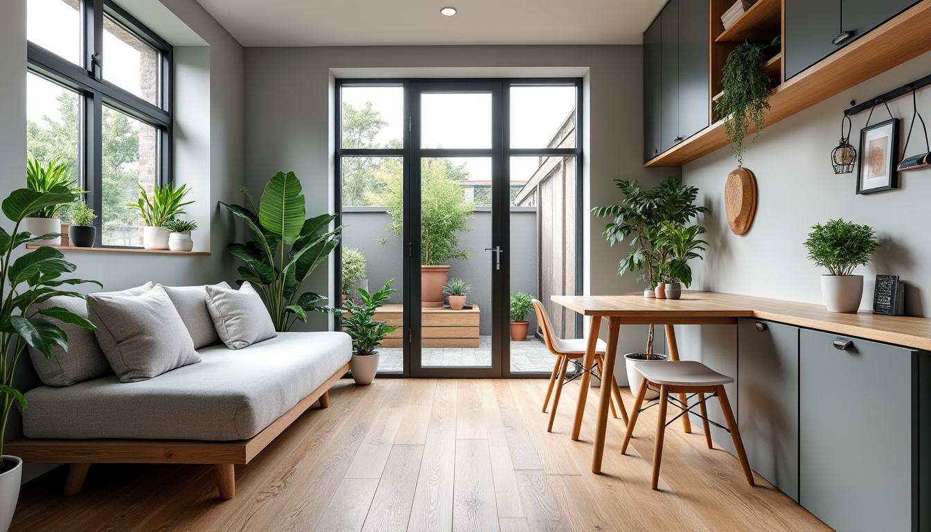 optimiser l’espace d’un studio de jardin de 10m² : astuces et inspirations